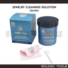 Load image into Gallery viewer, Town Talk Silver Jewellery Cleaning Solution Tools Set
