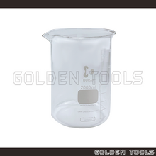 Load image into Gallery viewer, DURAN 2000ml Glass Beaker Low Form With Spout Clear Graduated Boiling Flask Laboratory Glassware Apparatus Experiment