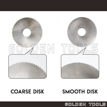 Load image into Gallery viewer, 60mm X 0.4mm HSS Disk Circular Saw Blade With 16mm Hole High Speed Cutting Tools Jewellery Tools Dental Tools