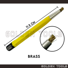 Load image into Gallery viewer, Scratch Brush White Nylon, Fiber Glass, Blue Nylon, Steel, Brass Bristles Jewelry Watch Coin Electronic Rust Remove