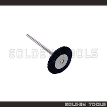 Load image into Gallery viewer, 19mm Abrasive Mounted Black Bristle Brush Wheel Brush 2.35mm Shank Polishing Buff Jewellery Tools Dental Tools
