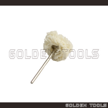 Load image into Gallery viewer, Abrasive Mounted Cotton String Buff Mop Brush Wheel Brush 2.35mm Shank Jewelery Metal Polish Dental Polishing Kain Kilat