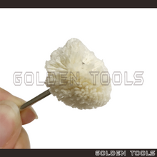 Load image into Gallery viewer, Abrasive Mounted Cotton String Buff Mop Brush Wheel Brush 2.35mm Shank Jewelery Metal Polish Dental Polishing Kain Kilat