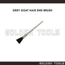 Load image into Gallery viewer, 5.8cm Grey Goat Hair End Brush With 2.35mm Shank Rotary Tool Jewellery Metal Polish Dental Polishing Kain Kilat