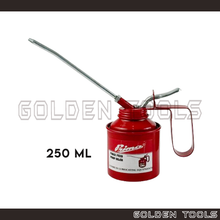 Load image into Gallery viewer, Red Oil Can Wesco Type Oiler Pump Pot with Flexible Fixed Spout Steel Can Lubricant Nozzle