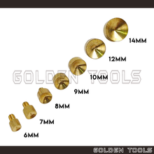Load image into Gallery viewer, Prong Bezel Pusher 7 Heads Set Wooden Handle Stone Setting DIY Ring Craft