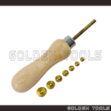 Load image into Gallery viewer, Prong Bezel Pusher 7 Heads Set Wooden Handle Stone Setting DIY Ring Craft