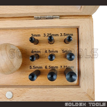 Load image into Gallery viewer, Bezel Setting Set 18 Punches Stone Setting Prong Pushing Punch Concave Burnisher Tools