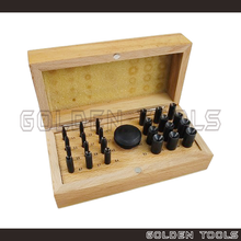 Load image into Gallery viewer, Bezel Setting Set 24 Punches Stone Setting Prong Pushing Punch Concave Burnisher Tools