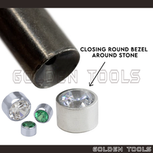 Load image into Gallery viewer, Bezel Setting Set 18 Punches Stone Setting Prong Pushing Punch Concave Burnisher Tools