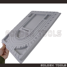 Load image into Gallery viewer, Bead Design Board Flocked Bead Tray Beading Board Jewelry Making DIY Organising Manik Art Work