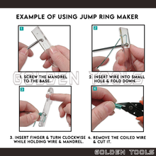 Load image into Gallery viewer, Jump Ring Maker Round Shape Mandrel Ring Tools Accessories DIY Handicraft Jewellery Making Tools