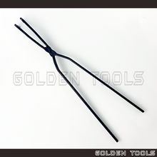 Load image into Gallery viewer, 17'' Steel Tong For Dish Bowl Cup Crucible Penyepit Mangkuk Lebur Gold Laboratory Alloy Metal Melting