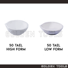 Load image into Gallery viewer, 50 Tael Premium Italy Ceramic Cup Crucible Dish Bowl/ Mangkuk Lebur Emas Gold Dental Alloy Metal Melting Laboratory Use
