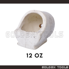 Load image into Gallery viewer, 12 Oz Ceramic Hooded Crucible Gold Melting Laboratory Use Dental Alloy Metal Melting Tools Furnace