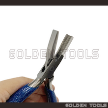 Load image into Gallery viewer, 5" Hollow Nose & Half Round Nose Wire Looping Bending Plier Jewellery Making DIY Handicraft Art Bending Casting Holding