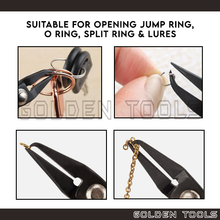 Load image into Gallery viewer, Split Ring Opener Plier Jump Ring Tools Keychain Making DIY Handicraft Art Souvenir Making
