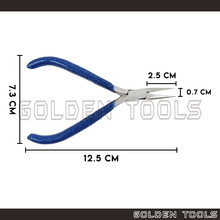 Load image into Gallery viewer, Chain Nose Plier Slimline With Smooth Jaw Detailing DIY Craft Tools Holding Shaping Tools