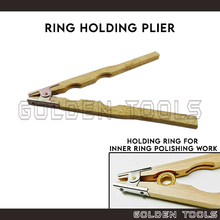 Load image into Gallery viewer, Ring Holding Plier for Inner Ring Polishing Engraving Works Ring Holder Cincin Hand Free DIY Ring Making Crafting Tools