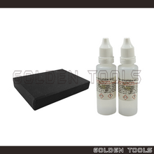 Load image into Gallery viewer, Acid Bottle & THICK Touchstone Gold Test Stone Batu Uji Emas Test Kit Set