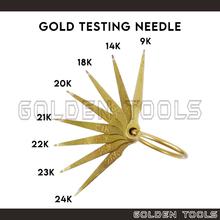Load image into Gallery viewer, Gold Testing Needle 8 Pcs Set Jarum Uji Emas Kunci Emas Hand Tools