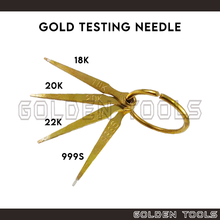 Load image into Gallery viewer, Testing Needle 4 Pcs Set Jarum Uji Emas Perak Kunci Emas Hand Tools