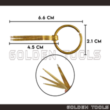 Load image into Gallery viewer, Testing Needle 4 Pcs Set Jarum Uji Emas Perak Kunci Emas Hand Tools