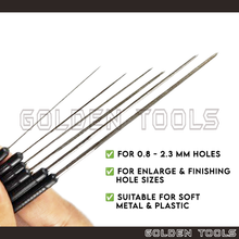 Load image into Gallery viewer, 6 Pcs Clock Broaches Set Precision Tooling Jewellery Cutting DIY Craft Hand Tools Watch Making Shaping