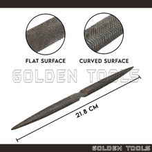 Load image into Gallery viewer, 8" Double Ended Wax Carving File Wax File DIY Polishing Deburring Filing Metal Surface Cincin Kikir Emas Perak Logam