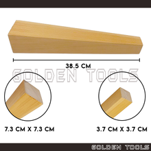 Load image into Gallery viewer, Wooden Bracelet Mandrel Stick for Bangle Square Shape For Bangle Shaping