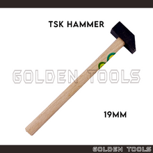 Load image into Gallery viewer, TSK 3/4'' 19mm Jeweler Steel Hammer With Wood Handle Tukul Besi Emas Perak Jewellery Casting Hand Shaping Tools