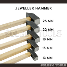 Load image into Gallery viewer, 13mm - 25mm Jeweler Steel Hammer Tukul Besi Emas Perak Jewellery Casting Hand Shaping Tools
