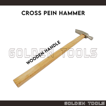 Load image into Gallery viewer, Cross Pein Hammer Wooden Handle Handicraft Art DIY Jewellery Making Watch Tools