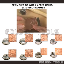 Load image into Gallery viewer, 65mm Texturing Hammer With 13 Changeable Heads Handicraft Art DIY Jewellery Making Tools