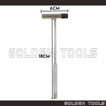 Load image into Gallery viewer, 60mm Steel Hammer Steel Head Rubber Head Handicraft Art DIY Jewellery Making Tools