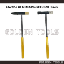 Load image into Gallery viewer, 60mm Multi Head Hammer 6 Changeable Heads Handicraft Art DIY Jewellery Making Tools