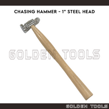 Load image into Gallery viewer, 55mm Chasing Hammer 1" Steel Head Handicraft Art DIY Jewellery Making Tools