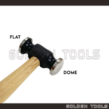 Load image into Gallery viewer, 55mm Chasing Hammer Dome & Flat Head Handicraft Art DIY Jewellery Making Tools