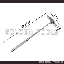 Load image into Gallery viewer, Steel Hammer Cross Pein Steel Head Handicraft Art DIY Jewellery Making Watch Tools