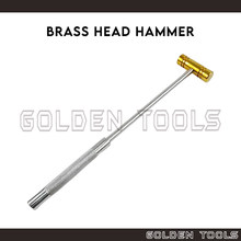 Load image into Gallery viewer, Steel Hammer Brass Head Handicraft Art DIY Jewellery Making Tools