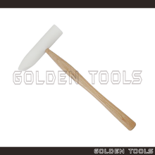 Load image into Gallery viewer, Nylon Wedge Hammer With Wood Handle Nylon Mallet Hand Tools Casting Shape Making DIY Hammering Tools