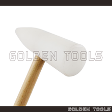 Load image into Gallery viewer, Nylon Taper Hammer With Wood Handle Nylon Mallet Hand Tools Casting Shape Making DIY Hammering Tools
