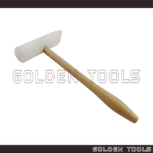 Load image into Gallery viewer, Nylon Taper Hammer With Wood Handle Nylon Mallet Hand Tools Casting Shape Making DIY Hammering Tools
