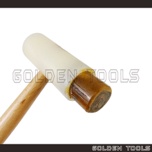 Load image into Gallery viewer, Dual Mallet Hammer Nylon Raw Hide Craft Hammer Shape Making Hammering Woodworking DIY Hand Tools