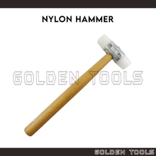 Load image into Gallery viewer, Nylon Hammer With Wood Handle Nylon Mallet Hand Tools Casting Shape Making DIY Hammering Tools