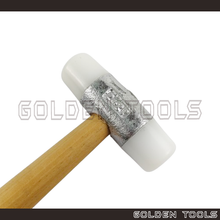 Load image into Gallery viewer, Nylon Hammer With Wood Handle Nylon Mallet Hand Tools Casting Shape Making DIY Hammering Tools