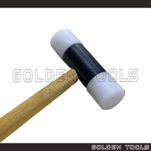 Load image into Gallery viewer, 25mm Nylon Hammers With Wood Handle Nylon Mallet Hand Tools Casting Tools Jewellery Casting Tools Hammering Tools