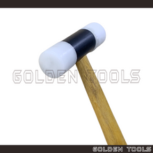 Load image into Gallery viewer, 25mm Nylon Hammers With Wood Handle Nylon Mallet Hand Tools Casting Tools Jewellery Casting Tools Hammering Tools