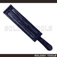 Load image into Gallery viewer, 7" Melting Ingot Iron Trough With Double-sided Acuan Tuang Emas Perak Multiple Grooves Gold Bar Metal Jewellery Casting