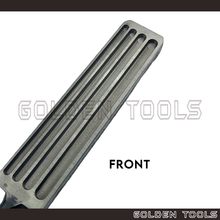 Load image into Gallery viewer, 10" Melting Ingot Iron Trough With Double-sided Acuan Tuang Emas Perak Multiple Grooves Gold Bar Metal Jewellery Casting